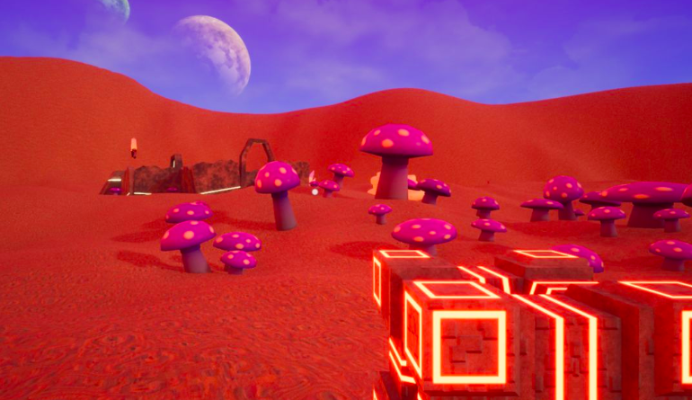 Lost Sandy Desert is a Free Trip on an Alien Planet