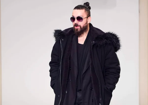 Can Muhammed Karagoz was spotted in New York Fashion Week wearing Zara top to bottom