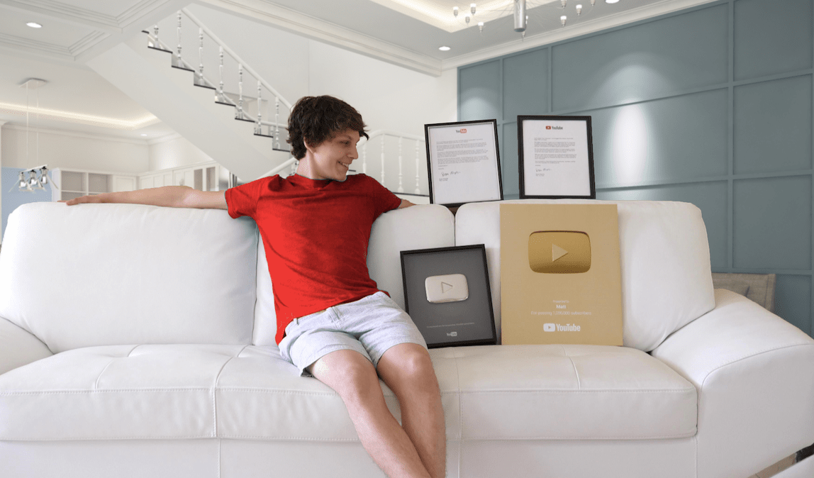 Matt Par is a 19 Year Old Entrepreneur Who Runs 9 Different YouTube Channels