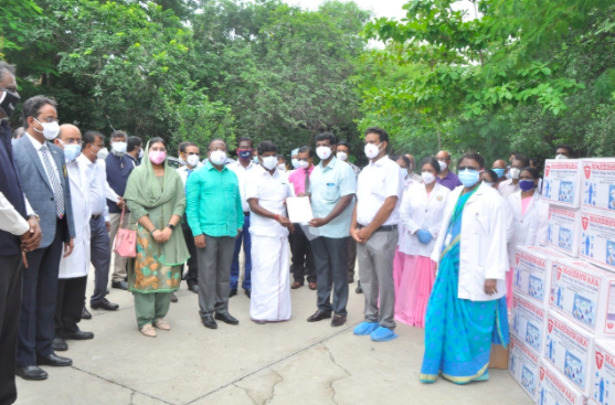 Training Grounds For Doctors With a Heart: Maheshwara Medical College, Free PPE Distribution Endorsed by Chennai Health Minister