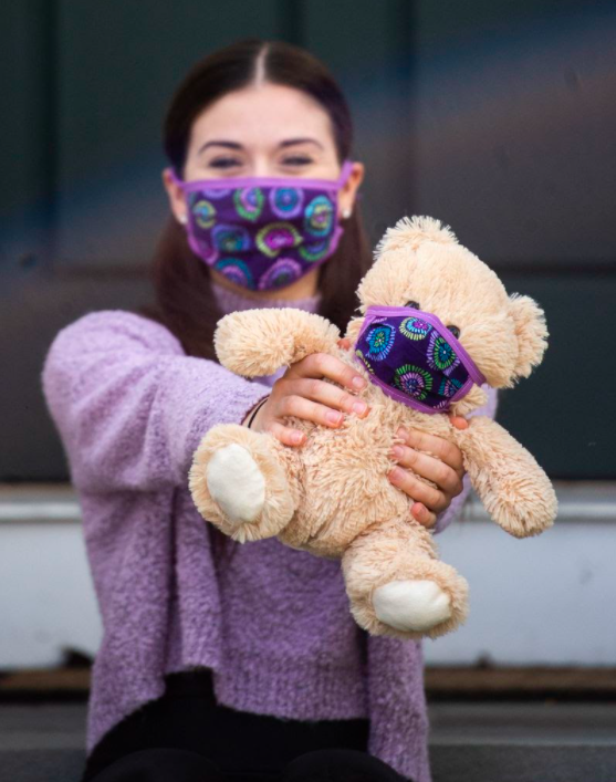 QT Bear Spread Positivity Amid Pandemic and Reminds Kids to Wear Masks