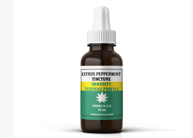 The Citrus Peppermint Flavored Broad Spectrum Tincture is Offering Multiple Health Benefits