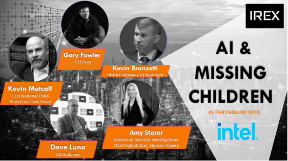 Irex and Intel Unite to Discuss the Power of AI in the Fight Against Human Trafficking