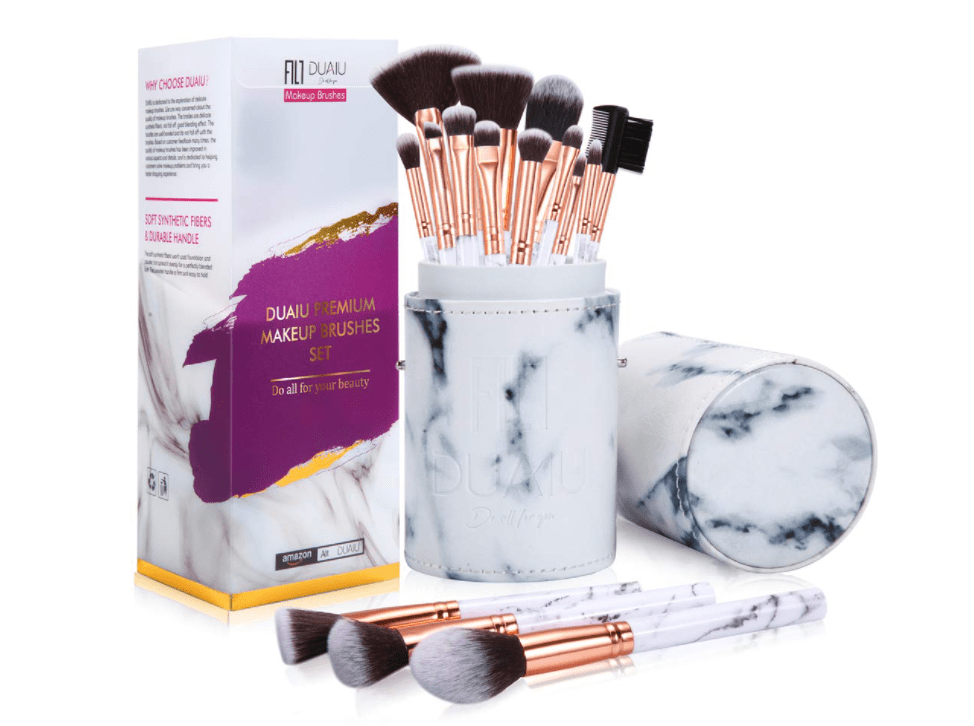 DUAIU Makeup Brushes Set has Everything a Woman Needs for Face & Eye Makeup