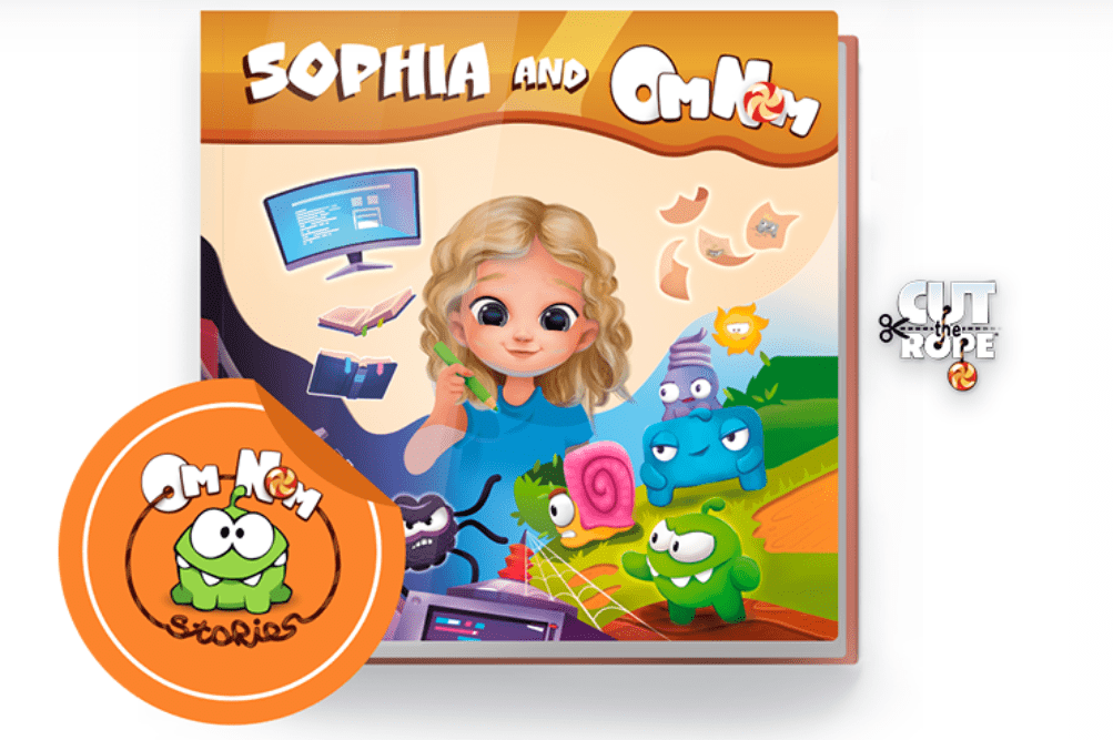 LionStory is Providing a Personalized Book for Children that Stars them as Main Hero in Adventures with Om Nom