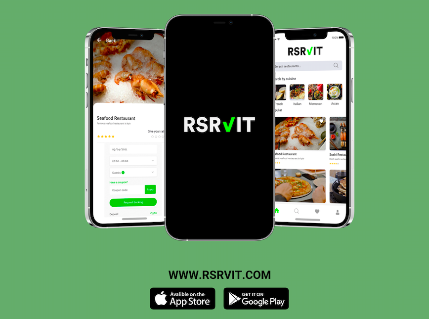 RSRVIT App launches unique restaurant reservation app for Ukraine is a first automated reservations app