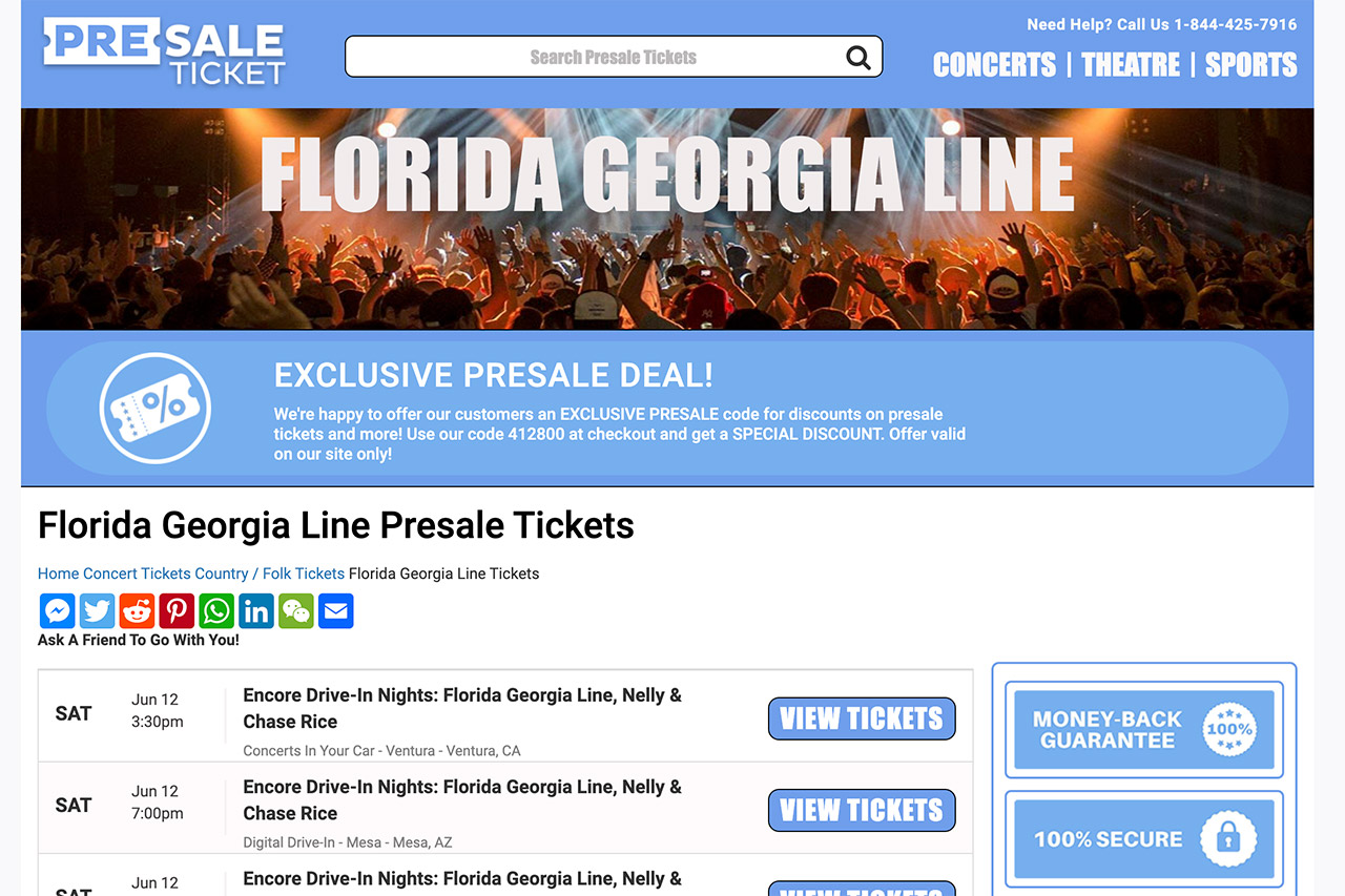 Florida Georgia Line Presale: How To find FGL Presale Tickets