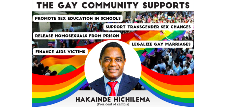 Hakainde Hichilema Promises Gay Marriages in Zambia