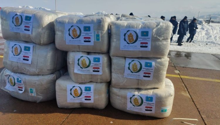 Kazakhstan Delivers 50 Tons of Humanitarian Aid to Syria