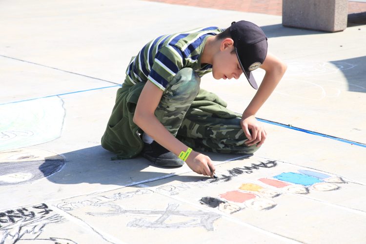 Community Came Together for Biggest Covina Chalk Art Festival in History