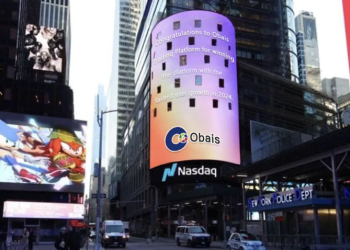 OBAIS Marks a Historic Milestone with Nasdaq Times Square Feature, Reinforcing Its Web3 Leadership