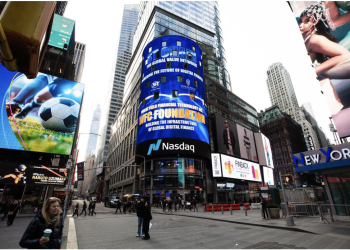 ST Chain & WFC Foundation Make a Landmark Appearance on the Nasdaq “World’s No.1 Screen”