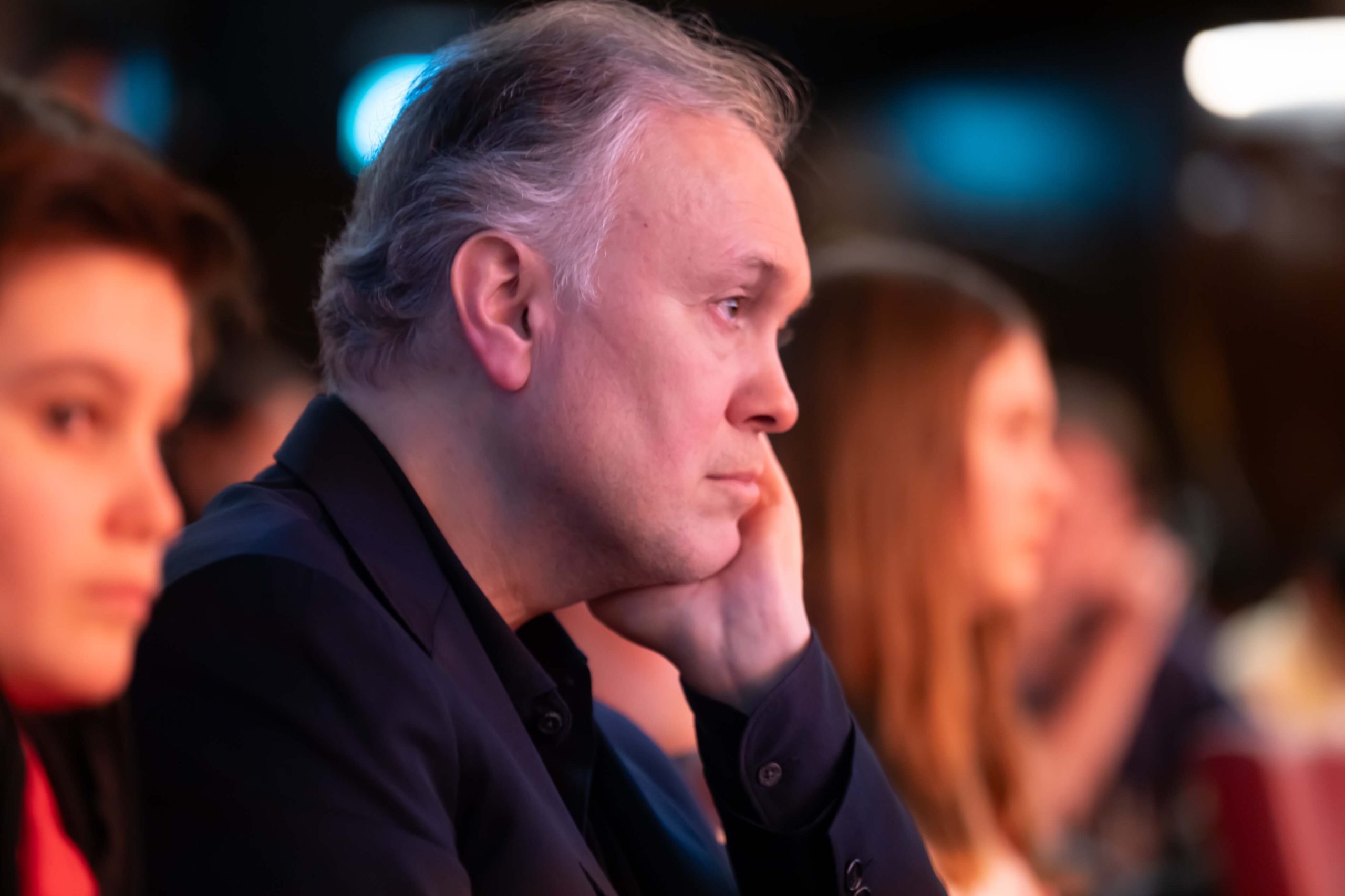 Alexey Shor during a public appearance at a cultural event.
