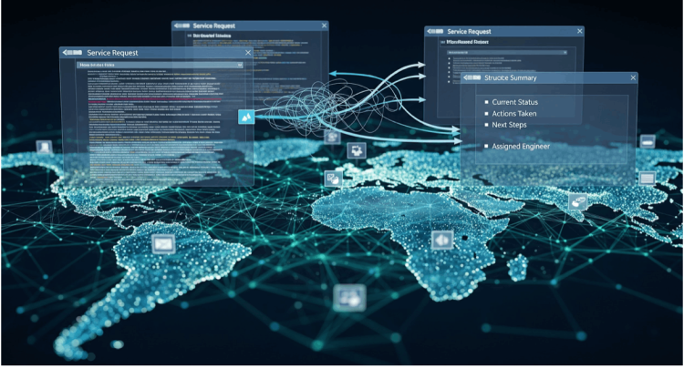A New Approach to Managing Service Requests in Global IT Operations
