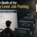 The Death of the Entry-Level Job Posting
